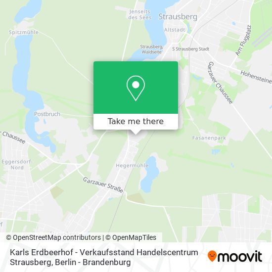 Karls Erdbeerhof - Verkaufsstand Handelscentrum Strausberg map