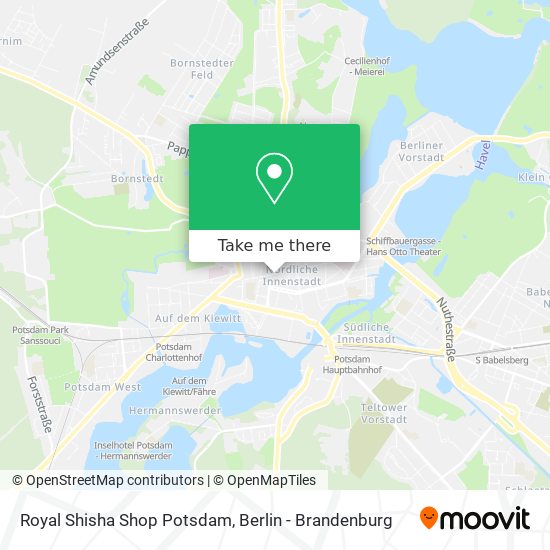 Royal Shisha Shop Potsdam map