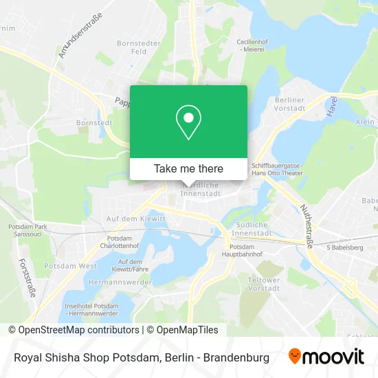 Royal Shisha Shop Potsdam map