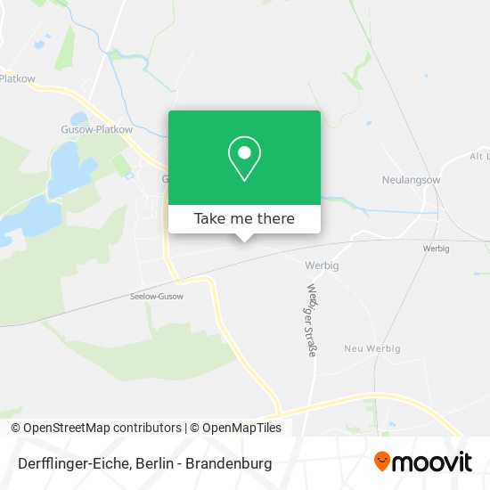 Derfflinger-Eiche map