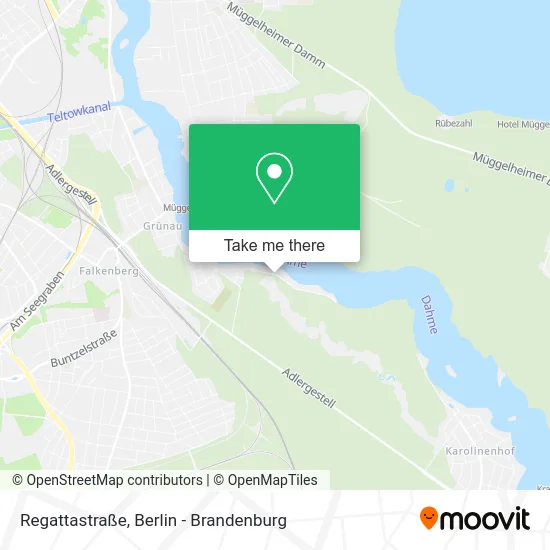 Карта Regattastraße