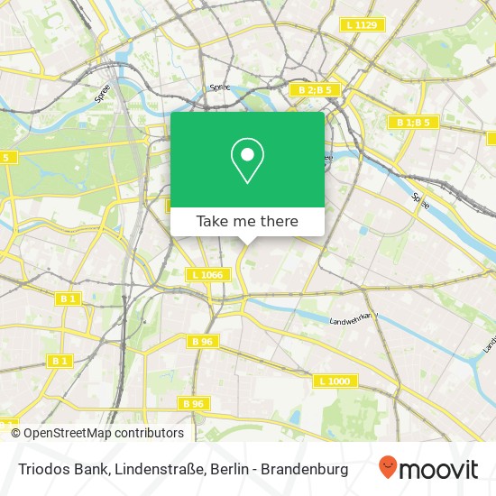Triodos Bank, Lindenstraße map