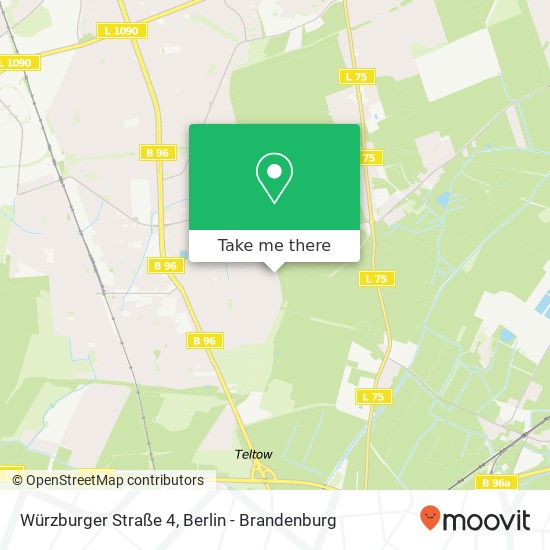 Würzburger Straße 4, Lichtenrade, 12309 Berlin map