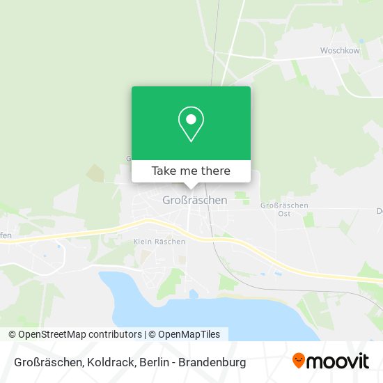 Карта Großräschen, Koldrack