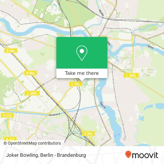 Joker Bowling, Pestalozzistraße 13 map