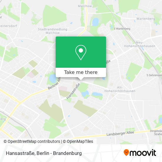 Hansastraße map