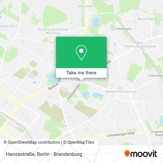 Hansastraße map