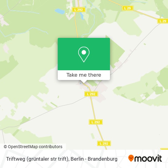 Карта Triftweg (grüntaler str trift)