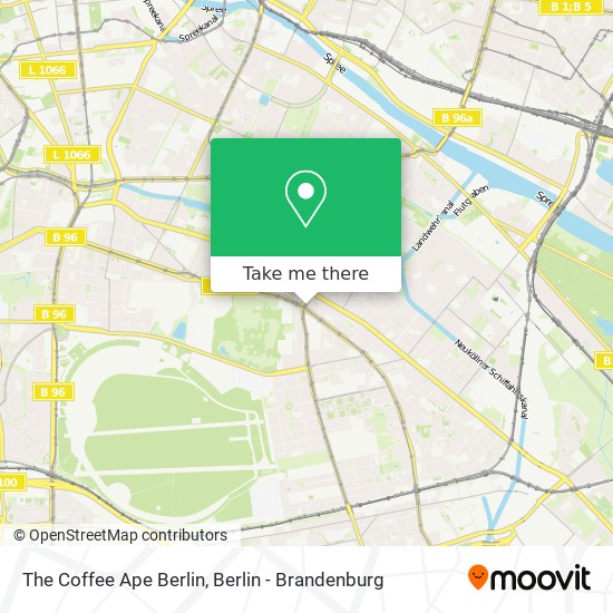 Карта The Coffee Ape Berlin