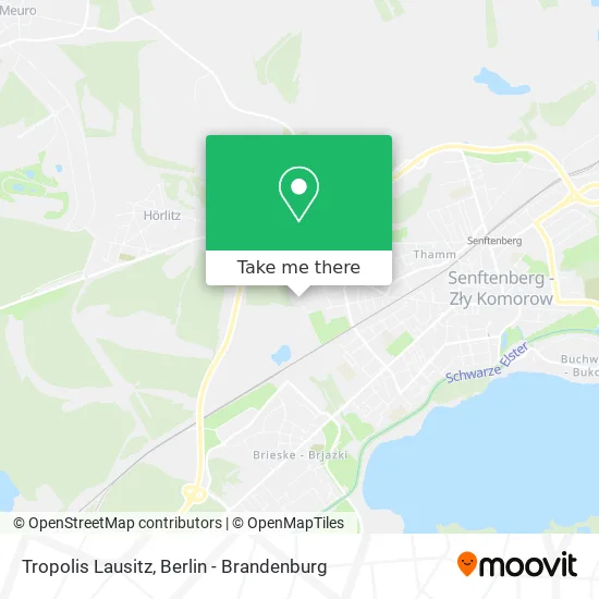 Tropolis Lausitz map