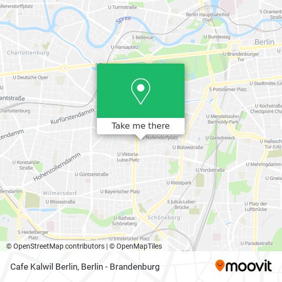 Карта Cafe Kalwil Berlin