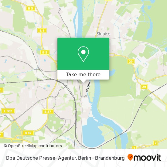 Dpa Deutsche Presse- Agentur map