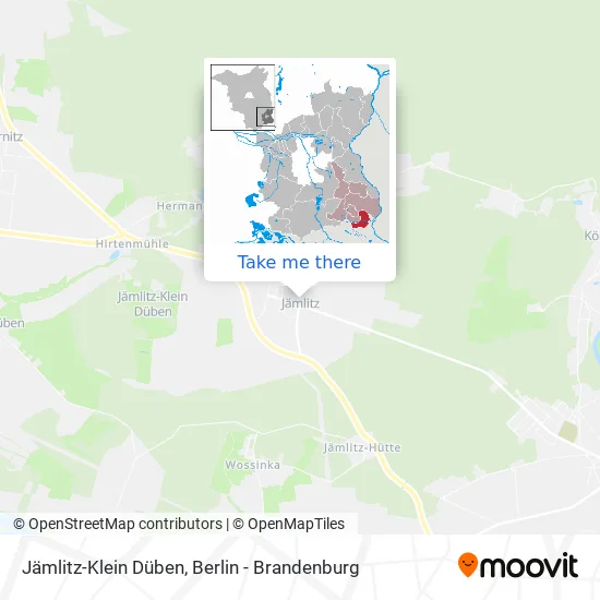 Карта Jämlitz-Klein Düben