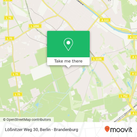 Lößnitzer Weg 30, Rudow, 12355 Berlin map