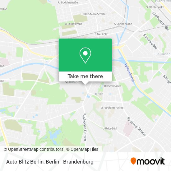 Auto Blitz Berlin map