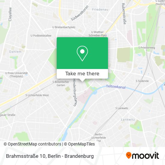 Карта Brahmsstraße 10