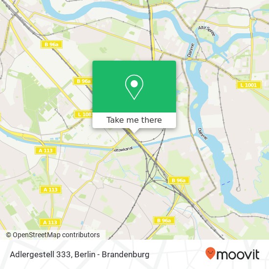 Adlergestell 333, Adlershof, 12489 Berlin map
