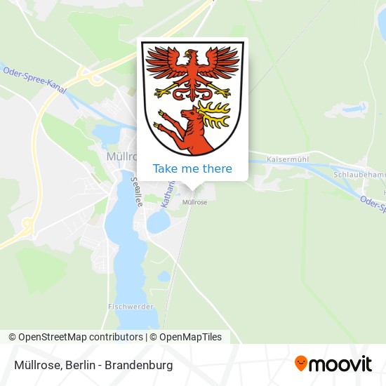 Müllrose map