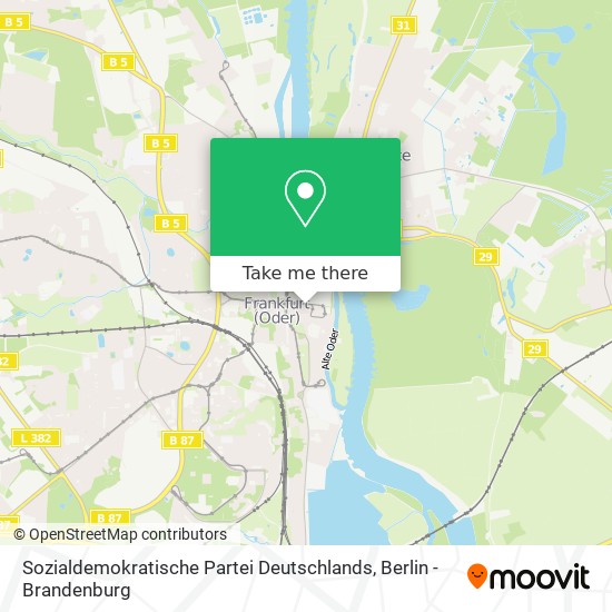 Sozialdemokratische Partei Deutschlands map