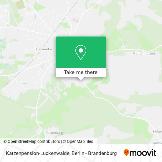 Карта Katzenpension-Luckenwalde