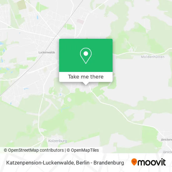 Карта Katzenpension-Luckenwalde