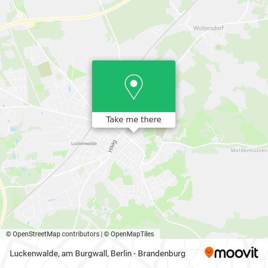 Luckenwalde, am Burgwall map