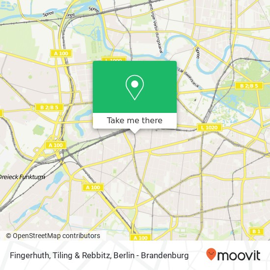 Карта Fingerhuth, Tiling & Rebbitz, Wilmersdorfer Straße