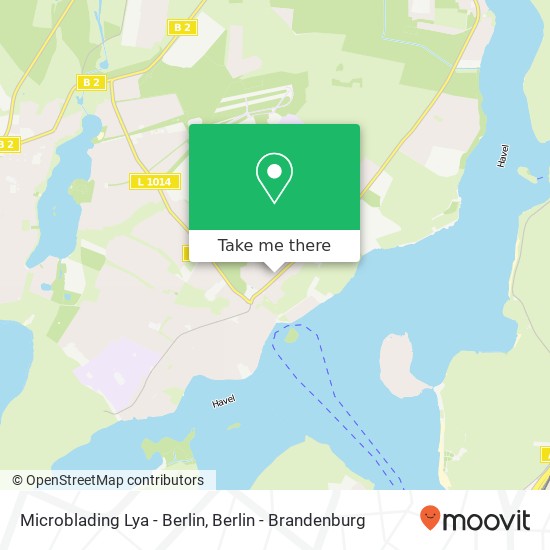 Microblading Lya - Berlin, Kladower Damm map