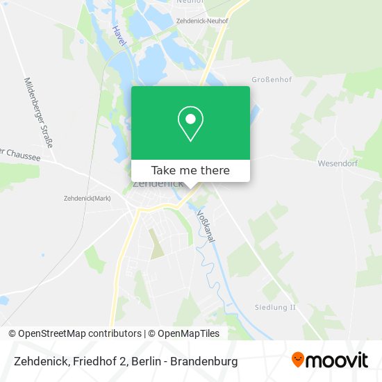 Zehdenick, Friedhof 2 map