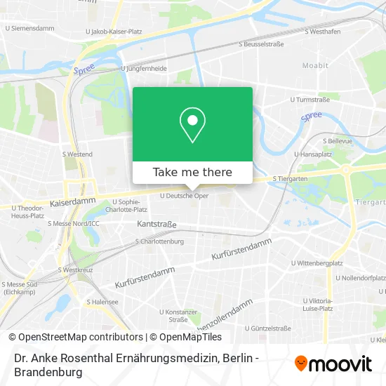 Карта Dr. Anke Rosenthal Ernährungsmedizin