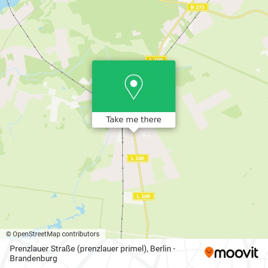 Prenzlauer Straße (prenzlauer primel) map