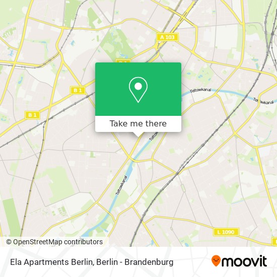 Карта Ela Apartments Berlin