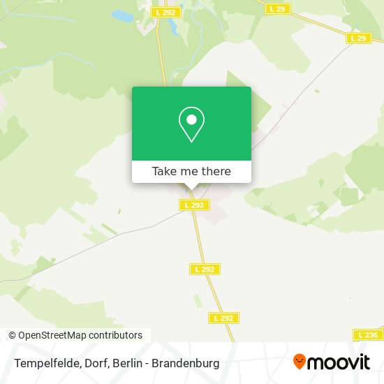 Карта Tempelfelde, Dorf