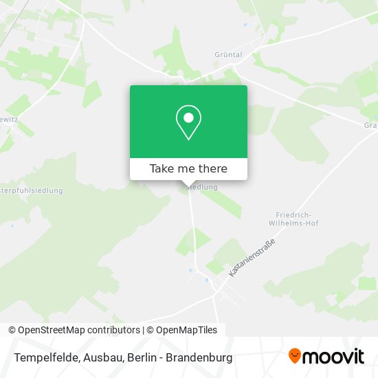 Карта Tempelfelde, Ausbau