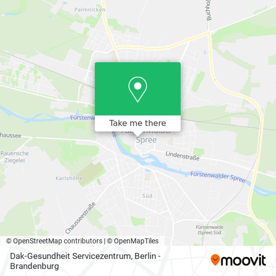 Dak-Gesundheit Servicezentrum map
