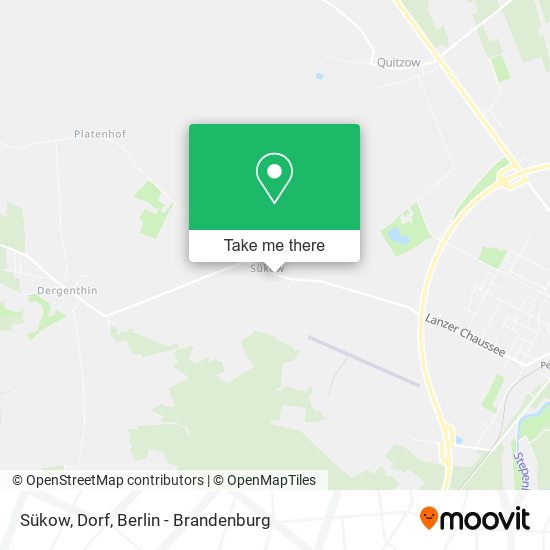 Sükow, Dorf map