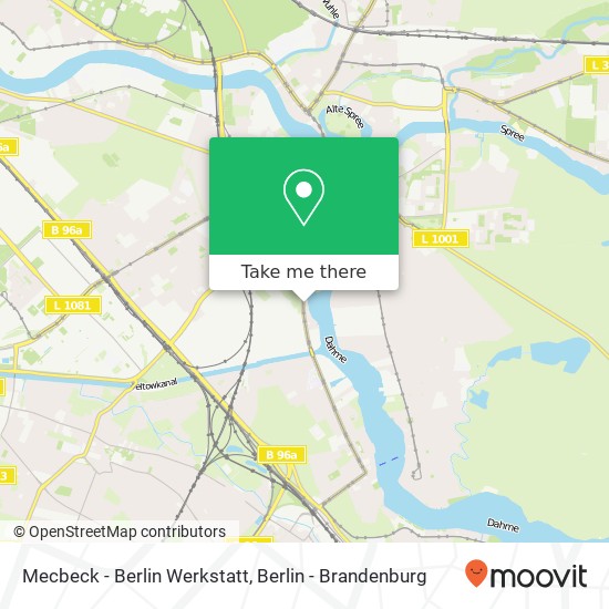 Mecbeck - Berlin Werkstatt, Grünauer Straße 167 map