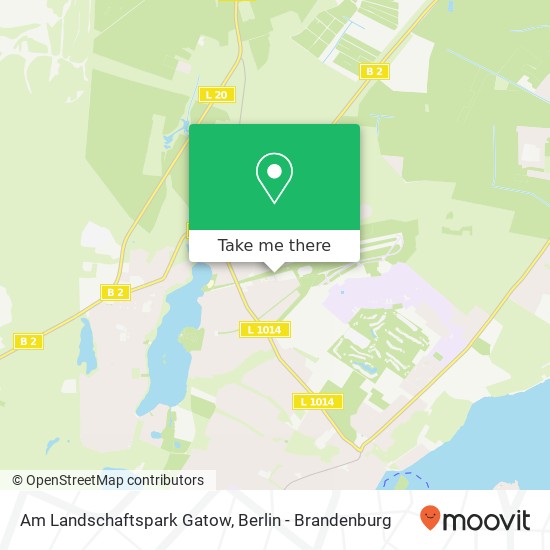 Карта Am Landschaftspark Gatow, Kladow, 14089 Berlin