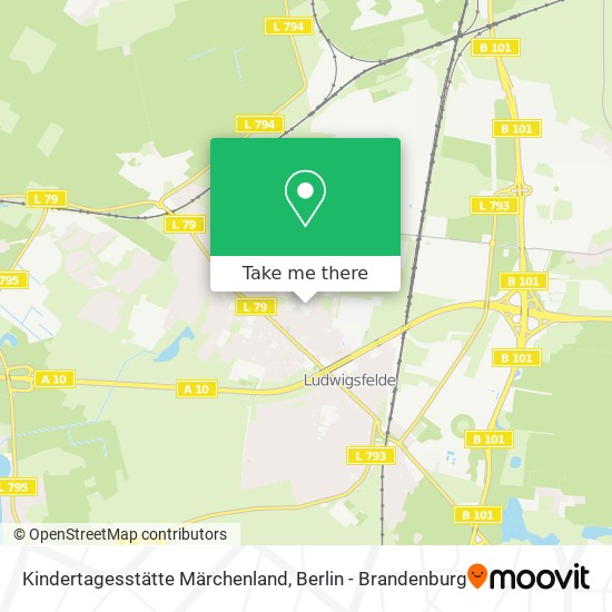 Карта Kindertagesstätte Märchenland