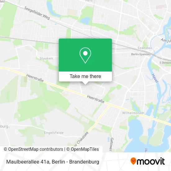 Maulbeerallee 41a map