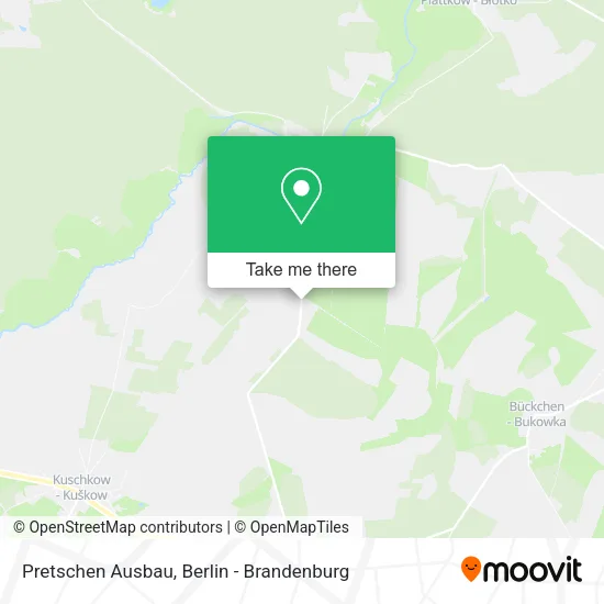 Карта Pretschen Ausbau