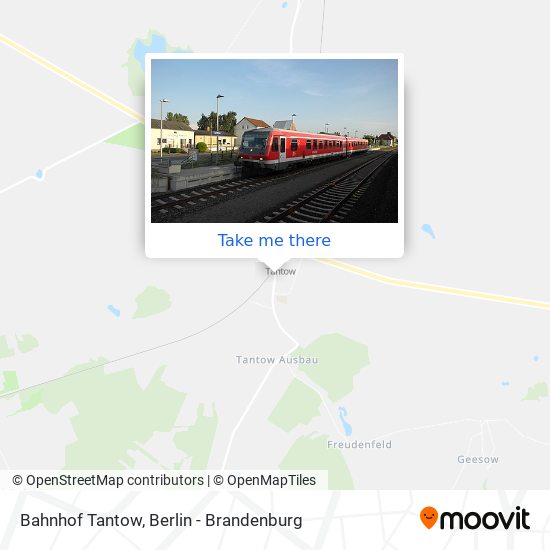 Карта Bahnhof Tantow