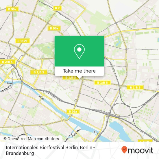Internationales Bierfestival Berlin map