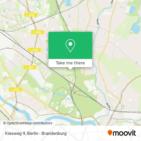 Kiesweg 9 map