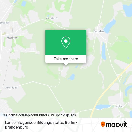 Lanke, Bogensee Bildungsstätte map