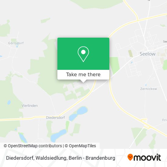 Diedersdorf, Waldsiedlung map