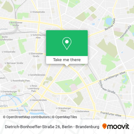 Карта Dietrich-Bonhoeffer-Straße 26