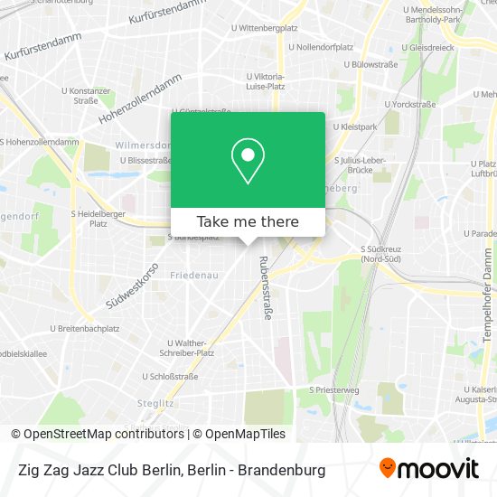 Карта Zig Zag Jazz Club Berlin