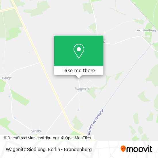 Wagenitz Siedlung map