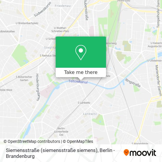 Карта Siemensstraße (siemensstraße siemens)